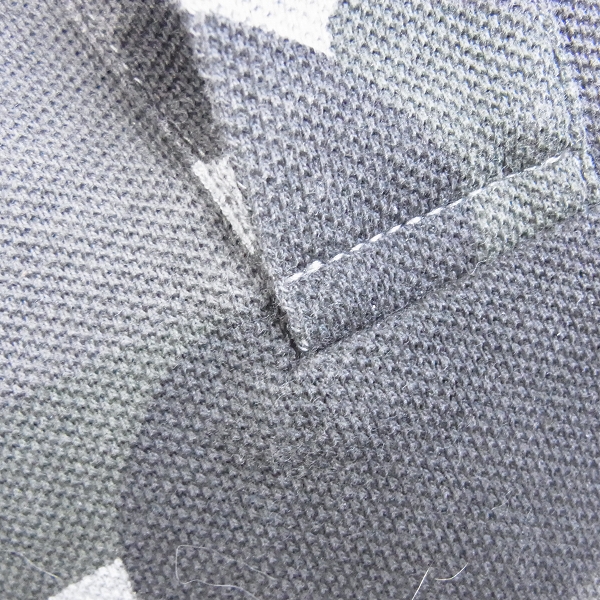 実際に弊社で買取させて頂いた☆HYDROGEN/ハイドロゲン スカル刺繍 カモフラ柄 半袖ポロシャツ/Mの画像 5枚目