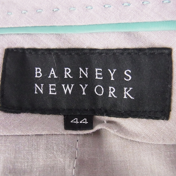 実際に弊社で買取させて頂いたBARNEYS NEWYORK/バーニーズ ニューヨーク スラックスパンツ 44の画像 3枚目