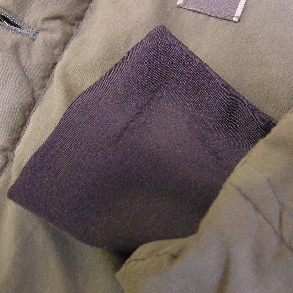 実際に弊社で買取させて頂いたFACTOTUM/ファクトタム N-2B/フェイクファーダウンジャケット/46の画像 5枚目