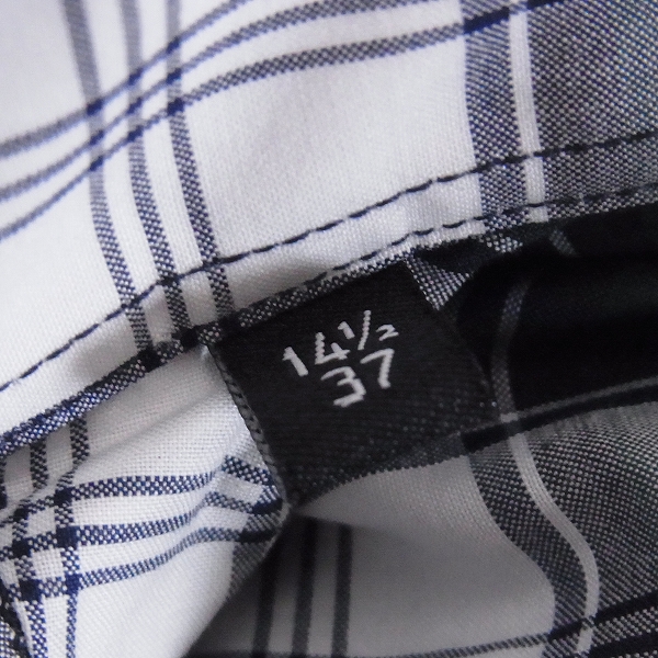 実際に弊社で買取させて頂いたGIVENCHY/ジバンシィ フード付きチェックシャツ 37の画像 4枚目