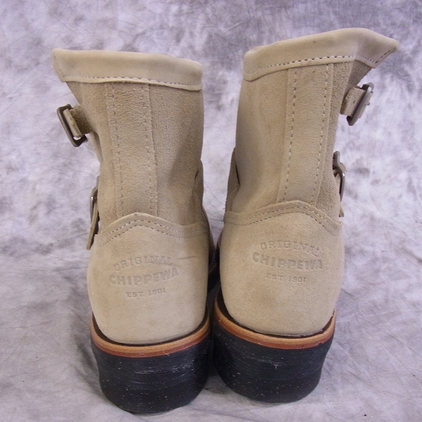 実際に弊社で買取させて頂いたCHIPPEWA/チペワ 7インチ エンジニアブーツ サンド スエード/1901M56/9.5の画像 1枚目