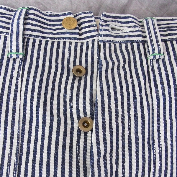 実際に弊社で買取させて頂いたSUGARCANE/シュガーケーン ストライプパンツ W34L34の画像 3枚目