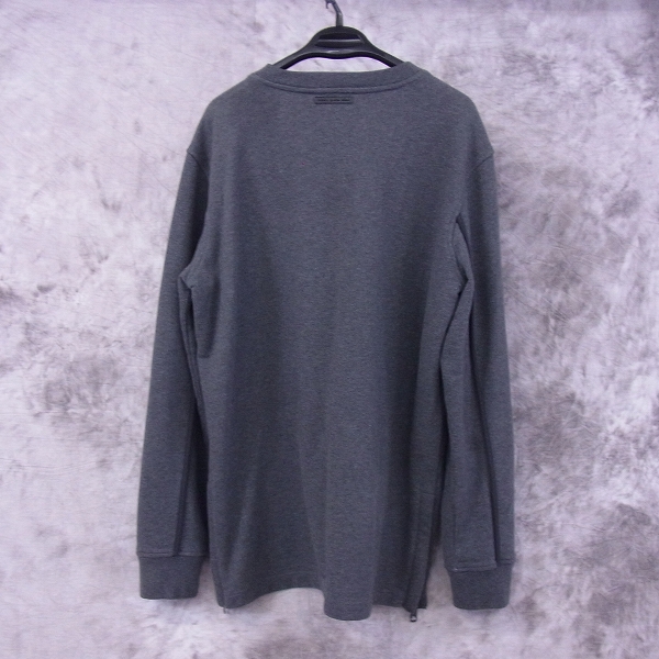 実際に弊社で買取させて頂いたDIESEL BLACK GOLD/ディーゼル スウェットトレーナー サイドジップ/胸ポケット XLの画像 1枚目