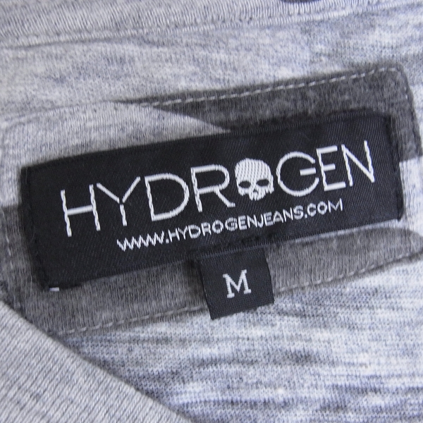 実際に弊社で買取させて頂いた☆HYDROGEN/ハイドロゲン カモフラ柄 Vネック 半袖Tシャツ/カットソー Mの画像 2枚目