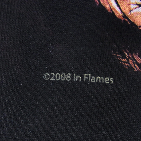 実際に弊社で買取させて頂いたIN FLAMES/イン フレイムス バンドTシャツ /XL/5点セットの画像 4枚目