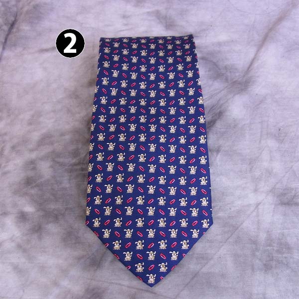 実際に弊社で買取させて頂いたクラバッテ/サルヴァトーレ フェラガモ/ブルガリ ネクタイ 3点SETの画像 2枚目