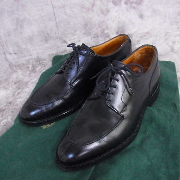 実際に弊社で買取させて頂いたCrockett&Jones/クロケット&ジョーンズ バーニーズ別注 Uチップシューズ/5Eの画像 8枚目