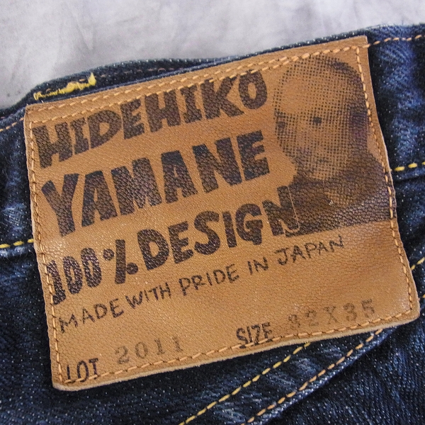 実際に弊社で買取させて頂いたEVISU/エヴィス HIDEHIKOYANAME/ヒデヒコヤマネ デニム/32×35の画像 4枚目