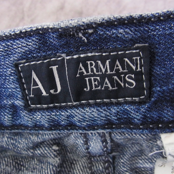 実際に弊社で買取させて頂いたARMANI JEANS/アルマーニジーンズ デニムパンツ ブルー/34の画像 4枚目