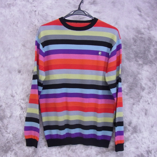 実際に弊社で買取させて頂いたGOODENOUGH/グッドイナフ マルチカラー ニットセーター サイズ：M