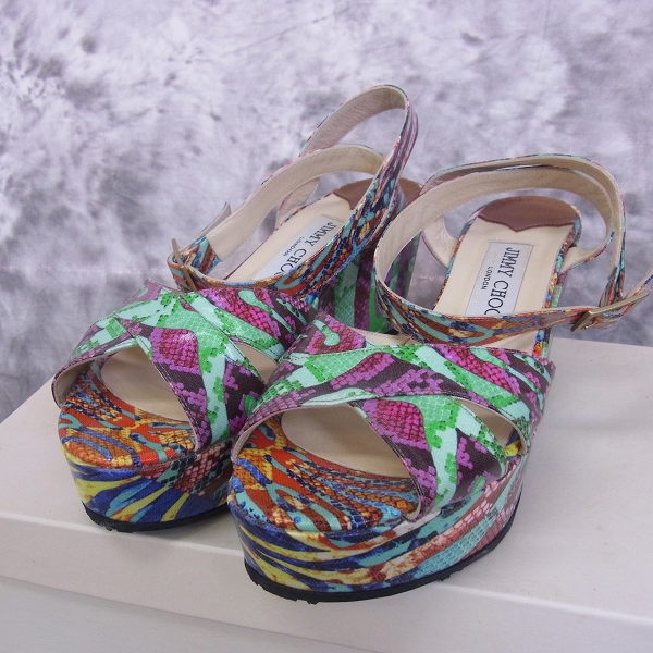 実際に弊社で買取させて頂いたJimmy Choo/ジミーチュウ ミュール/ヒールサンダル/38