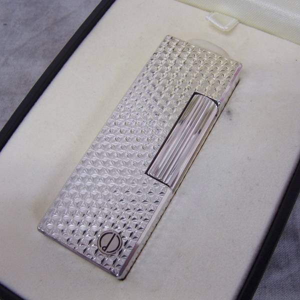 実際に弊社で買取させて頂いたdunhill/ダンヒル 総柄カットデザイン ローラーガスライター