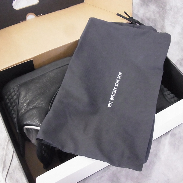 実際に弊社で買取させて頂いたDIET BUTCHER SLIM SKIN/ダイエットブッチャースリムスキン 15AW スタッズスニーカー/43 D153D082の画像 8枚目