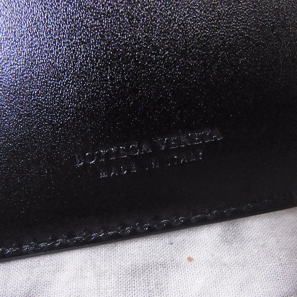 実際に弊社で買取させて頂いたBOTTEGA VENETA/ボッテガヴェネタ クロコダイル 2つ折り財布の画像 6枚目