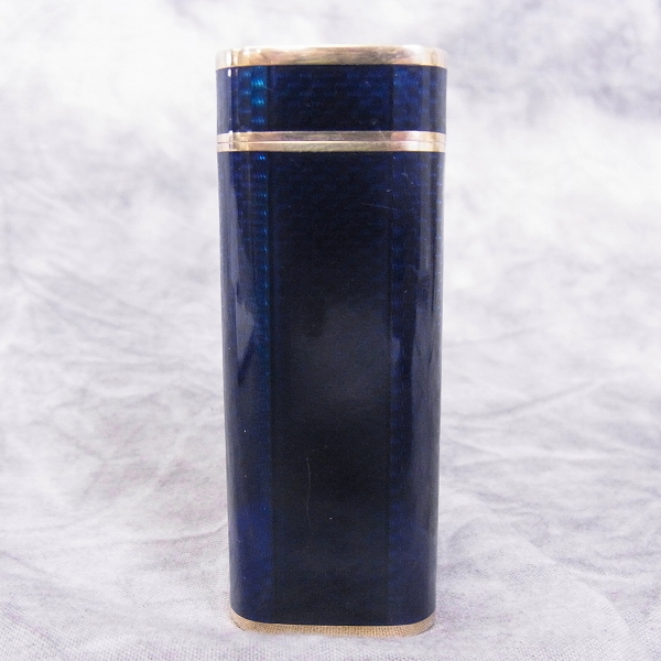 実際に弊社で買取させて頂いたCartier/カルティエ 18K ガスライター ブルー×ゴールド