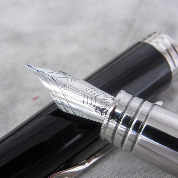 廃盤品］ PARKER 万年筆 プリミエ ラックブラック ST 18K 750 - 筆記具