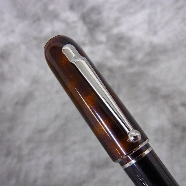 実際に弊社で買取させて頂いたdunhill /ダンヒル 万年筆 サイドカー トータスシェル  ペン先18K－750 　の画像 2枚目