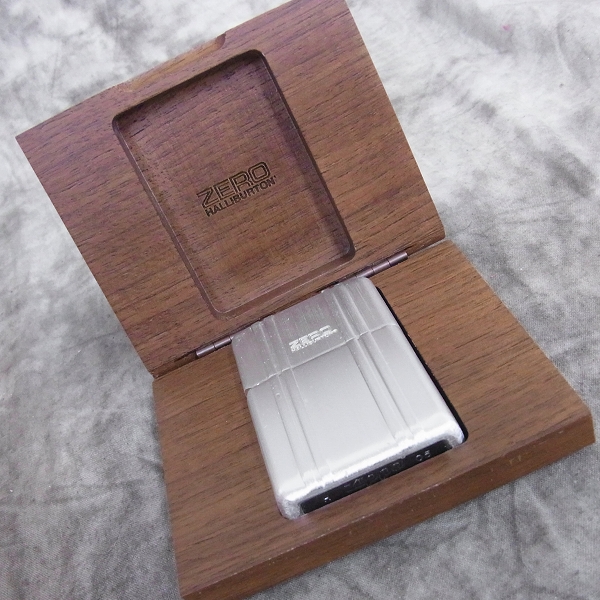 実際に弊社で買取させて頂いたZIPPO/ジッポー ZERO HALLIBURTON/ゼロハリバートンⅡ-AL/コラボライター 2005年製  の画像 7枚目