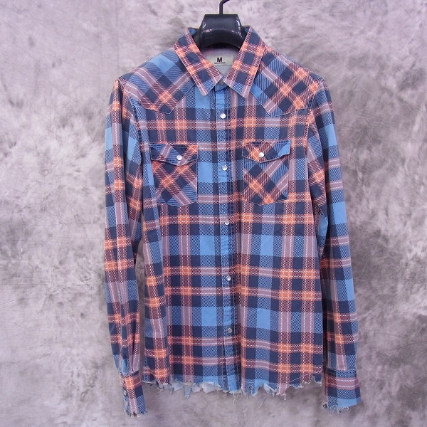 実際に弊社で買取させて頂いたM/エム カットオフ チェックシャツ M