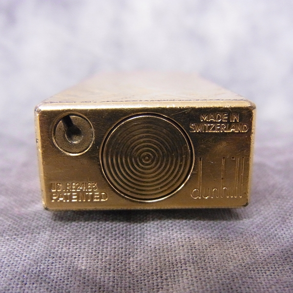 実際に弊社で買取させて頂いたdunhill/ダンヒル クロスカット ローラーガスライターの画像 2枚目