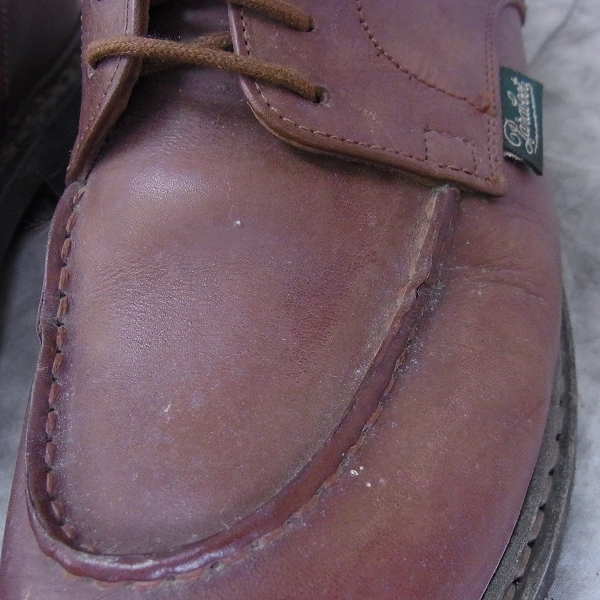 実際に弊社で買取させて頂いたParaboot/パラブーツ CHAMBORD/シャンボード レザーシューズ/6の画像 5枚目