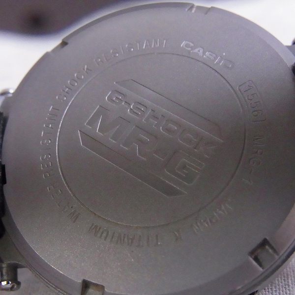 実際に弊社で買取させて頂いたG-SHOCK/Gショック 腕時計 チタニウムモデル  MR-G-MRG-1【動作未確認】の画像 4枚目