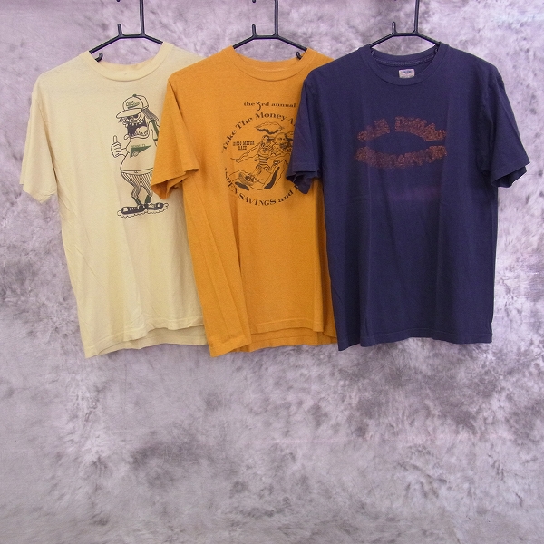 実際に弊社で買取させて頂いたDUBBLE WORKS/ダブルワークス プリント半袖Tシャツ/M 3点セット