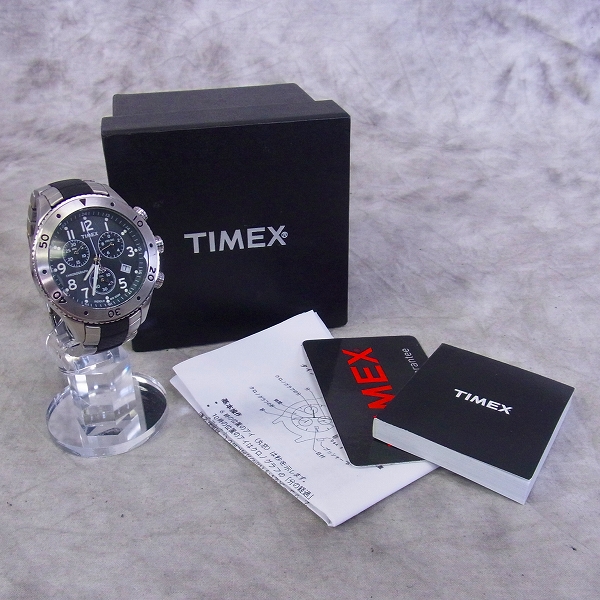 実際に弊社で買取させて頂いたTIMEX/タイメックス シティスポーツ クロノグラフ 腕時計 T2M706の画像 9枚目