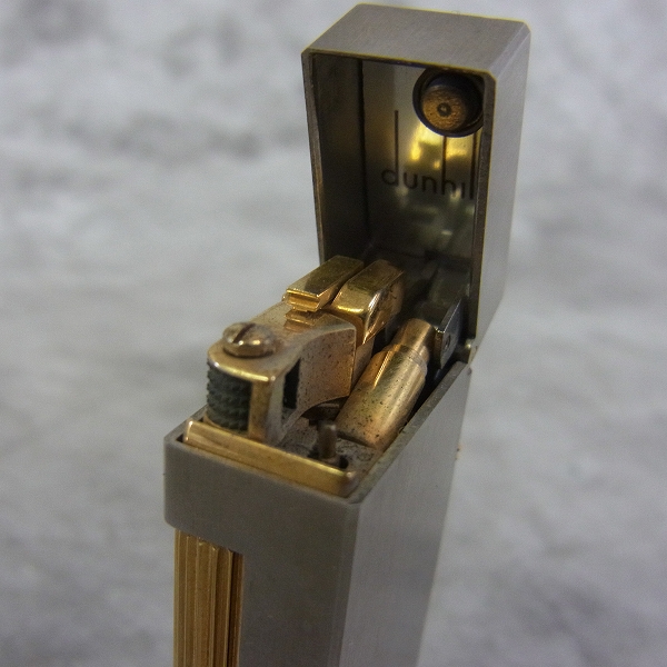実際に弊社で買取させて頂いたdunhill/ダンヒル サテン加工 ローラーガスライター シルバーの画像 4枚目