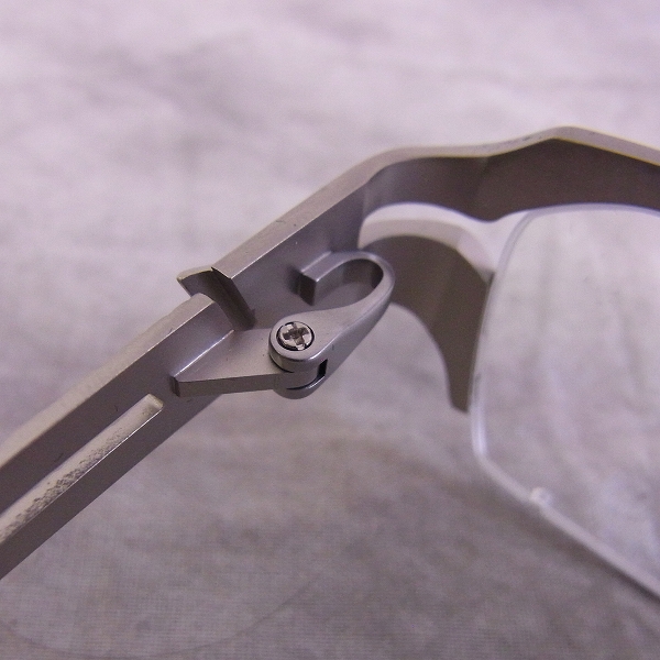 実際に弊社で買取させて頂いたSAMURAI SHO/サムライ翔 眼鏡フレーム SS-J23仁 2015モデル/ss-j23 シルバーの画像 3枚目