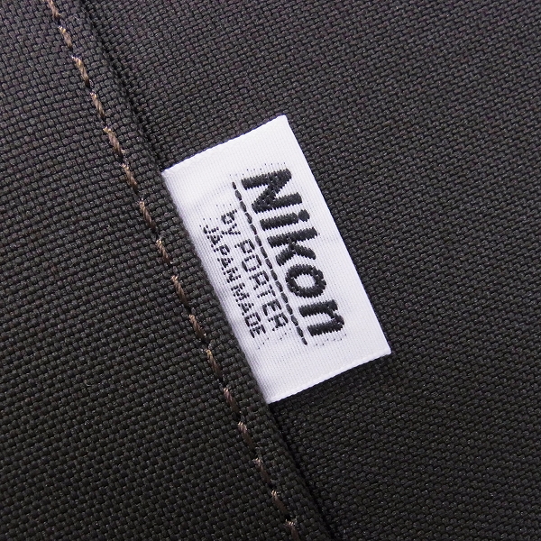実際に弊社で買取させて頂いた【未使用】PORTER×Nikon コラボ デイリーショルダー/カメラバッグ カーキの画像 6枚目