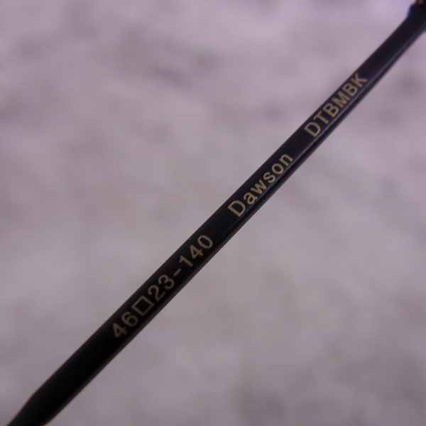 実際に弊社で買取させて頂いたOLIVER PEOPLES/オリバーピープルズ ボストン型 Dawson DTBMBK メガネフレームの画像 4枚目