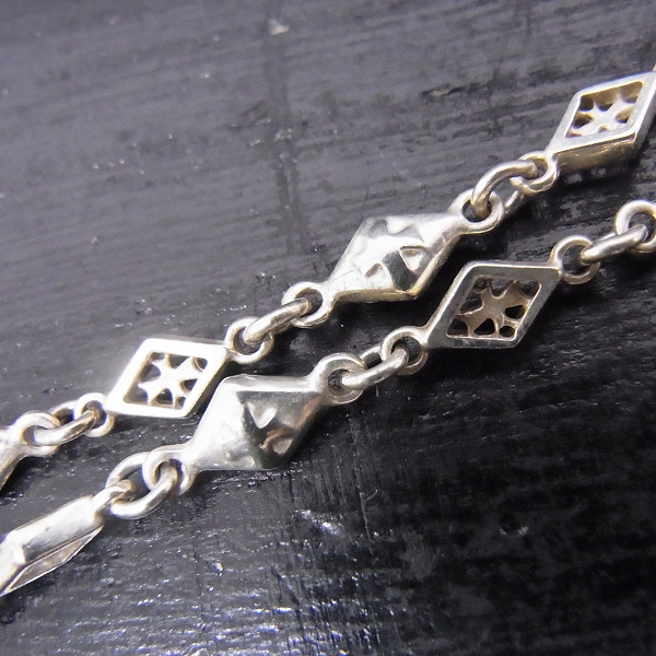 実際に弊社で買取させて頂いた【ギャラ付】Loree Rodkin/ローリーロドキン ミックスダイヤモンドシェイプクロスチェーン L3819-800/50cmの画像 2枚目