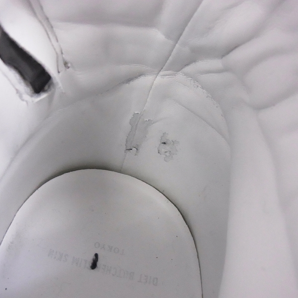 実際に弊社で買取させて頂いたDIET BUTCHER SLIM SKIN/ダイエットブッチャースリムスキン スニーカー D151D076/43の画像 5枚目