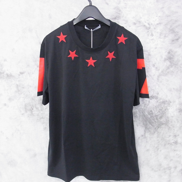実際に弊社で買取させて頂いた☆GIVENCHY/ジバンシィ 16S スターボアパッチ 半袖カットソー/クルーネック XXL