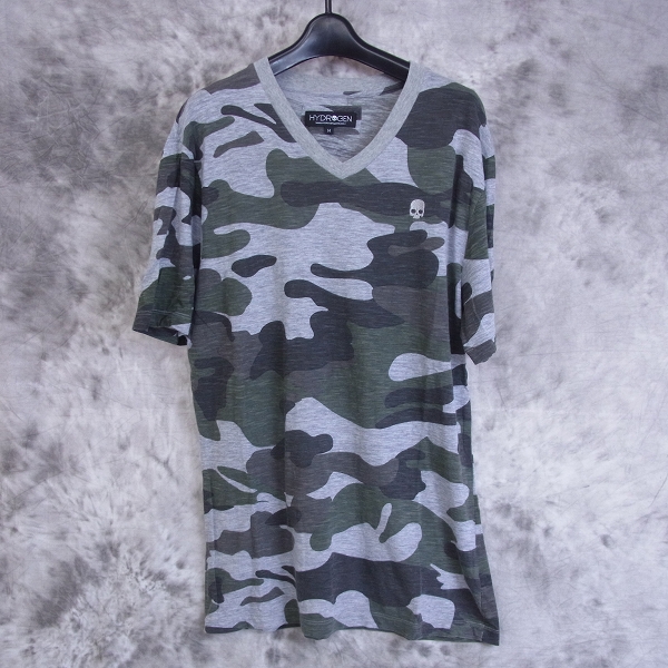 実際に弊社で買取させて頂いた☆HYDROGEN/ハイドロゲン カモフラ柄 Vネック 半袖Tシャツ/カットソー M