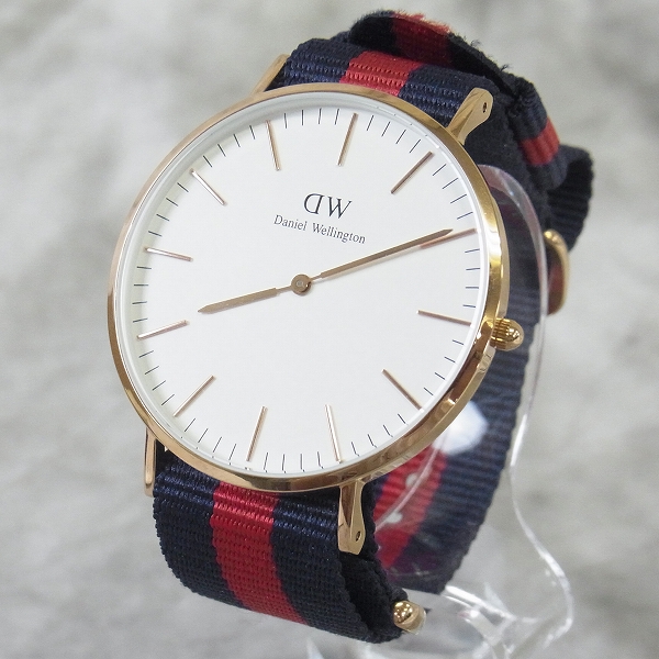 実際に弊社で買取させて頂いたDaniel Wellington/ダニエルウェリントン 腕時計 Oxford オックスフォード 0101DWの画像 1枚目