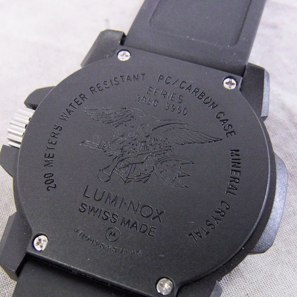 実際に弊社で買取させて頂いたLUMINOX/ルミノックス  腕時計 ネイビーシールズ カラーマーク 3059の画像 3枚目