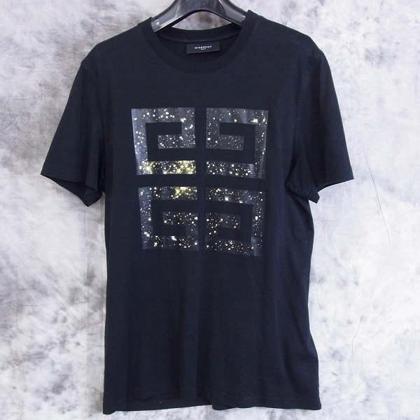 実際に弊社で買取させて頂いた☆GIVENCHY/ジバンシィ ロゴプリント 半袖Tシャツ ブラック S