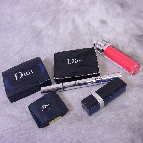 実際に弊社で買取させて頂いたChristian Dior/クリスチャンディオール アイシャドウ/チーク/口紅等 コスメ 6点セット