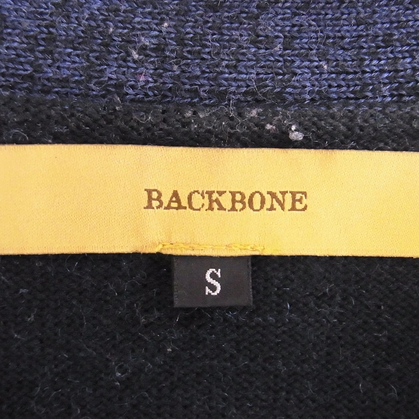 実際に弊社で買取させて頂いた☆BACKBONE/バックボーン ウールカーディガン BB13FW-KN13/Sの画像 2枚目