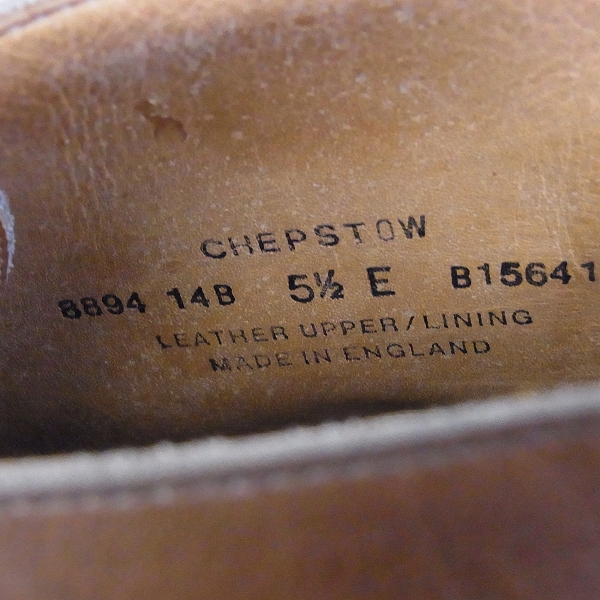 実際に弊社で買取させて頂いたCROCKETT＆JONES/クロケット＆ジョーンズ CHEPSTOW チャッカブーツ 5.5Eの画像 5枚目