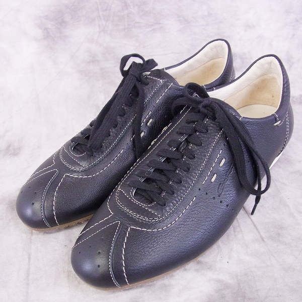 実際に弊社で買取させて頂いたSantoni/サントーニ レザー スニーカー ブラック 6.5