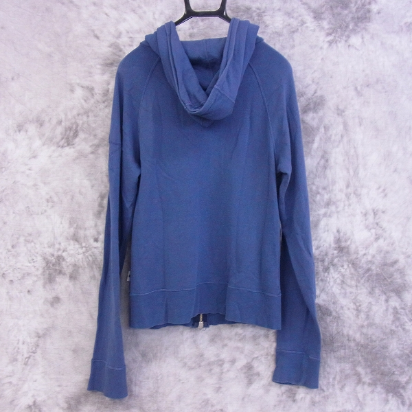 実際に弊社で買取させて頂いたM/エム thank you friends 刺繍 フード ジップアップ パーカー Lの画像 1枚目