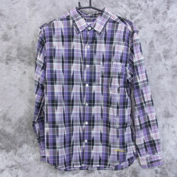 実際に弊社で買取させて頂いた☆GOODENOUGH/グッドイナフ 背ロゴ チェック 長袖シャツ/L