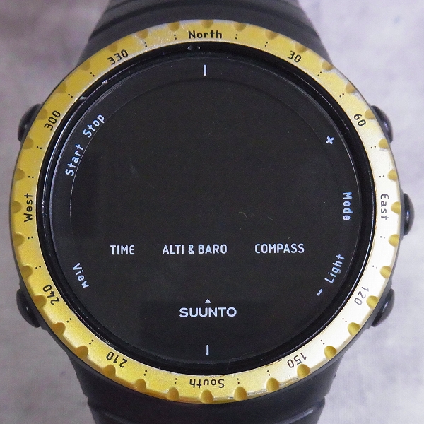 実際に弊社で買取させて頂いたSUUNTO/スント CORE/コア BLACKYELLOW/ブラックイエロー 腕時計 SS013315010【動作未確認】