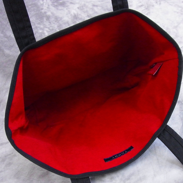 実際に弊社で買取させて頂いたManhattan Portage×TOMMY/マンハッタンポーテージ×トミー トートバッグ　ブラックの画像 4枚目