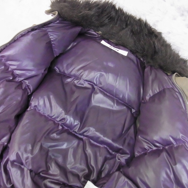 実際に弊社で買取させて頂いたFACTOTUM/ファクトタム N-2B/フェイクファーダウンジャケット/46の画像 8枚目