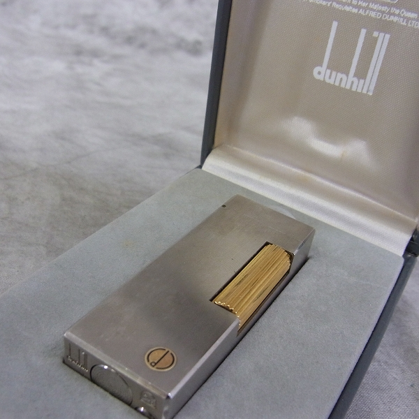 実際に弊社で買取させて頂いたdunhill/ダンヒル サテン加工 ローラーガスライター シルバー