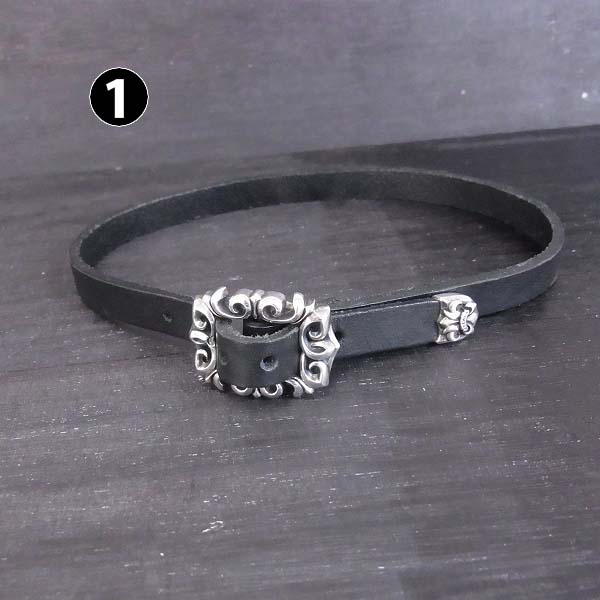 実際に弊社で買取させて頂いたDEAL DESIGN/ディールデザイン レザーベルトブレスレット レザーキーカバー 2点SETの画像 1枚目